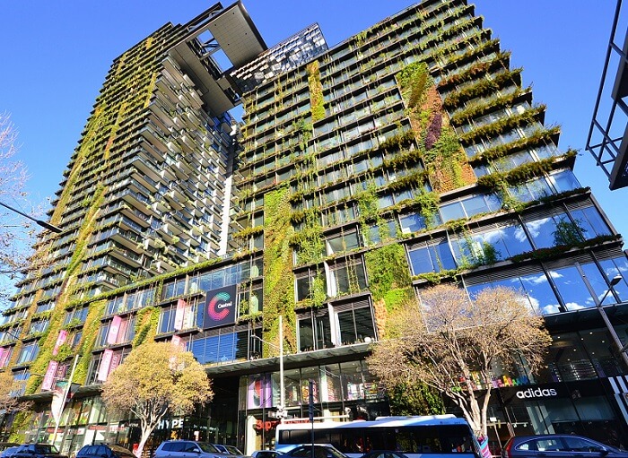 an eco-friendly building