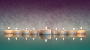 feng shui mirrors: candles on top of feng shui mirrors